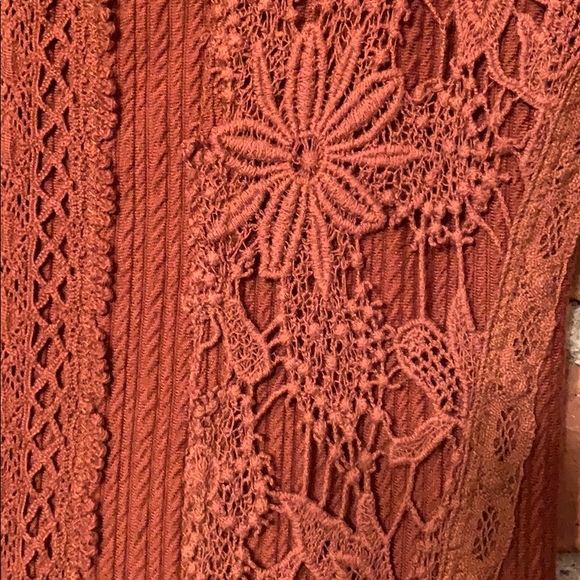 Free People Burnt Orange Sweater Dress - Picture 3 of 7